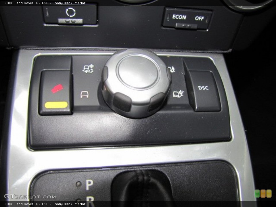 Ebony Black Interior Controls for the 2008 Land Rover LR2 HSE #75940567
