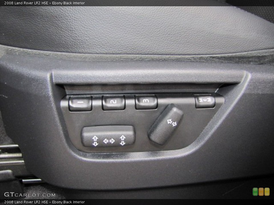 Ebony Black Interior Controls for the 2008 Land Rover LR2 HSE #75940781