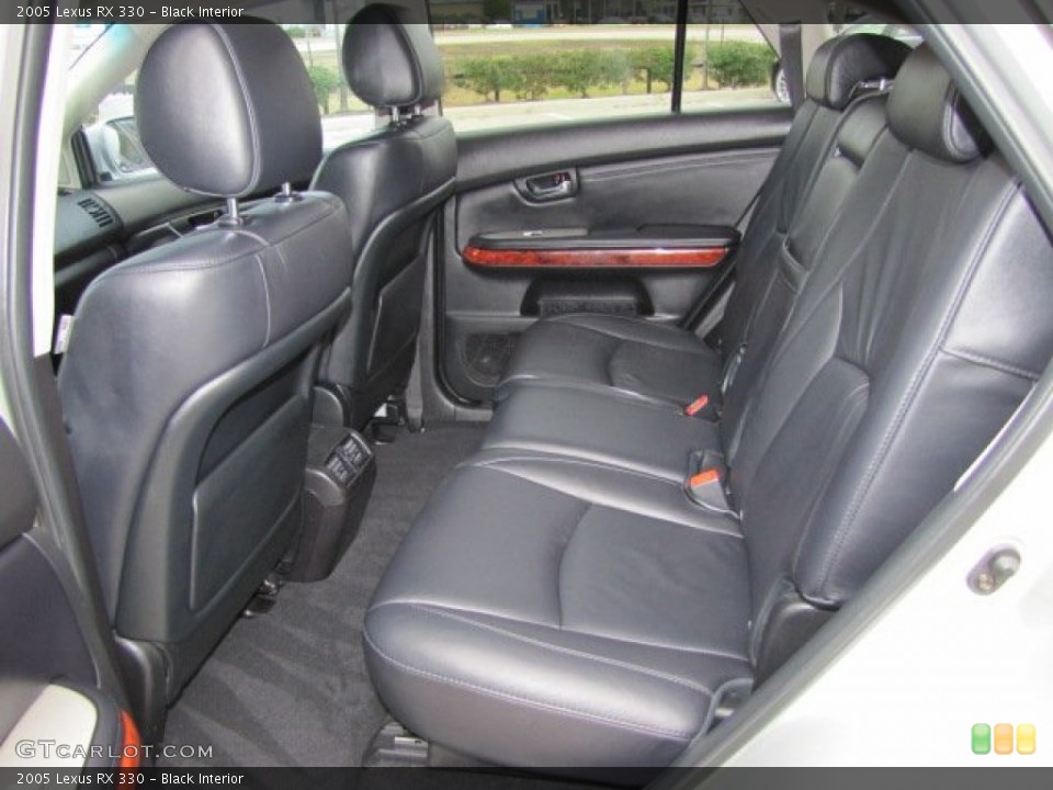 Black Interior Rear Seat for the 2005 Lexus RX 330 #75941206