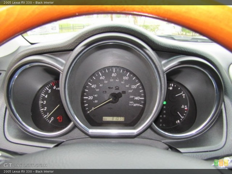 Black Interior Gauges for the 2005 Lexus RX 330 #75941443