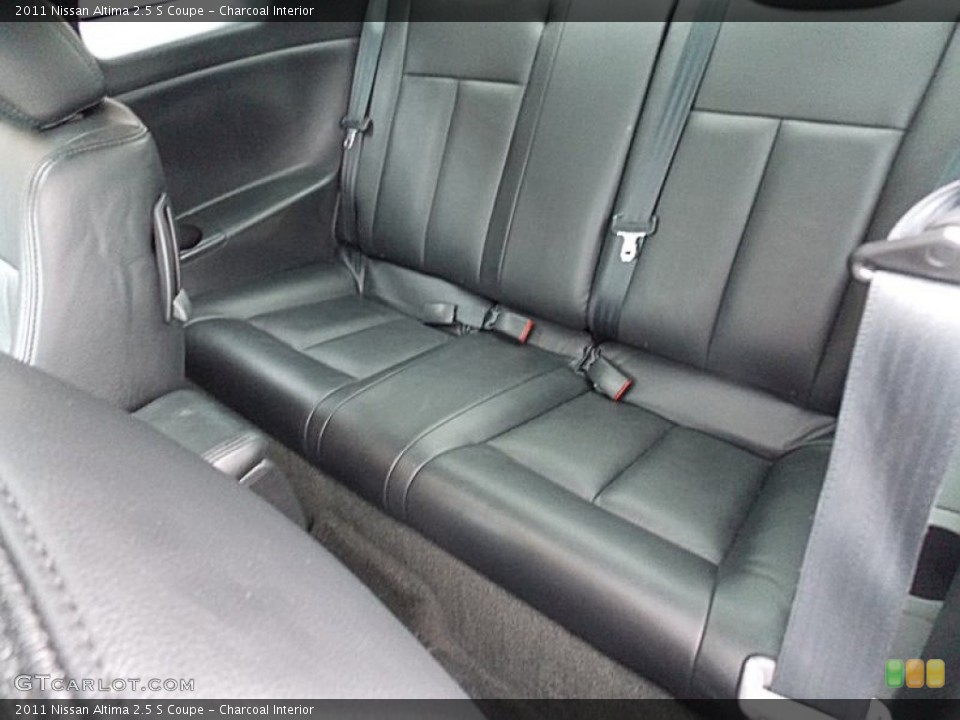 Charcoal Interior Rear Seat for the 2011 Nissan Altima 2.5 S Coupe #75941842
