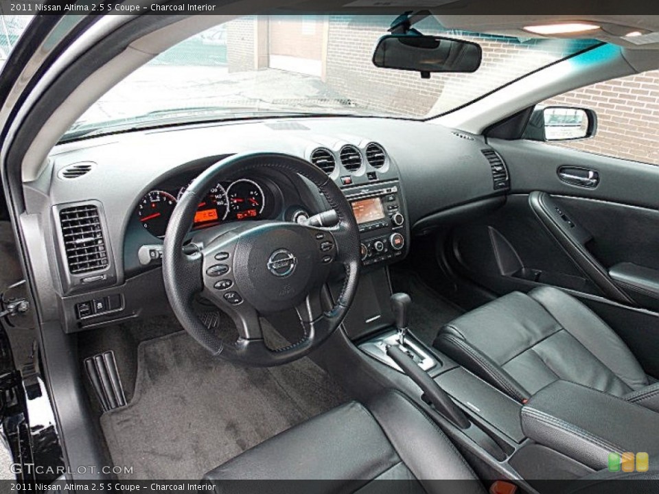 Charcoal Interior Prime Interior for the 2011 Nissan Altima 2.5 S Coupe #75941950