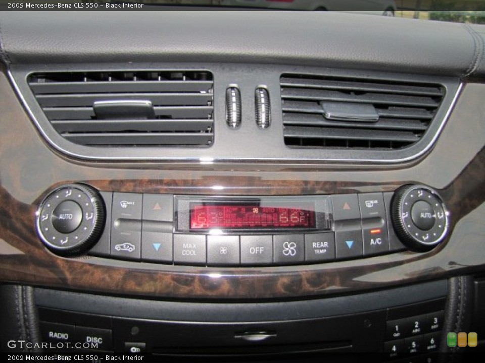 Black Interior Controls for the 2009 Mercedes-Benz CLS 550 #75942703