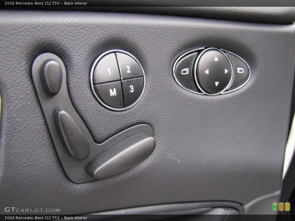 Black Interior Controls for the 2009 Mercedes-Benz CLS 550 #75943200
