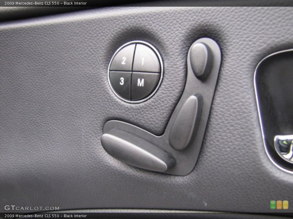 Black Interior Controls for the 2009 Mercedes-Benz CLS 550 #75943276
