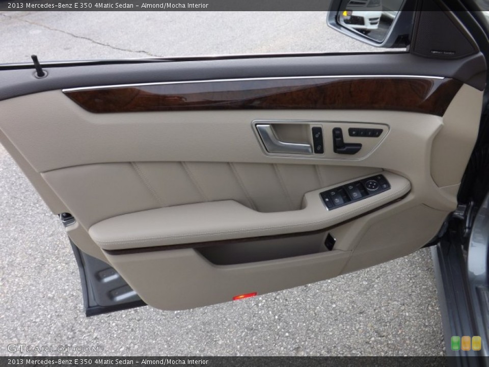 Almond/Mocha Interior Door Panel for the 2013 Mercedes-Benz E 350 4Matic Sedan #75943483