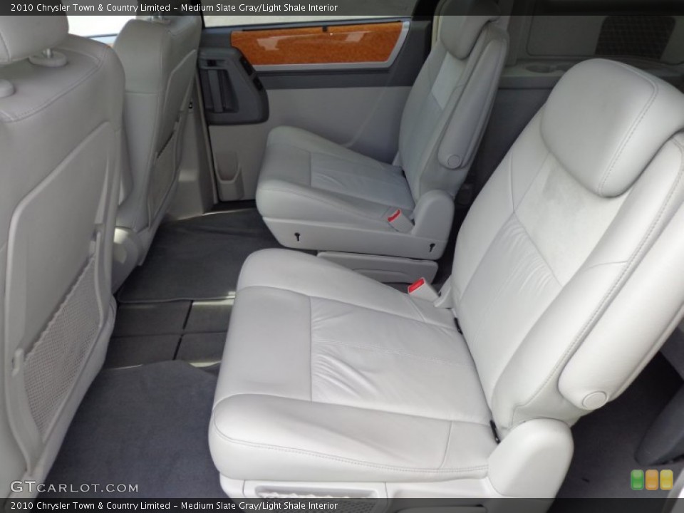 Medium Slate Gray/Light Shale Interior Rear Seat for the 2010 Chrysler Town & Country Limited #75943661