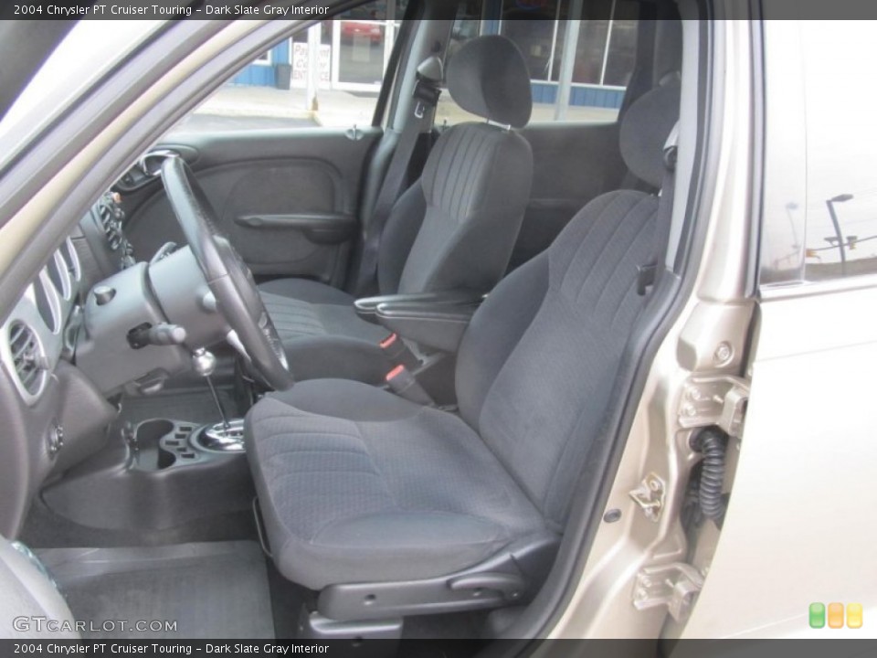 Dark Slate Gray Interior Front Seat for the 2004 Chrysler PT Cruiser Touring #75943912