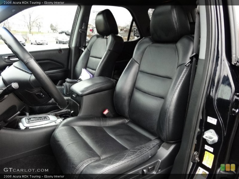 Ebony Interior Front Seat for the 2006 Acura MDX Touring #75944059