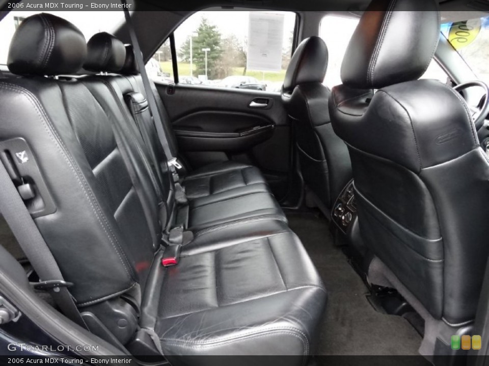 Ebony Interior Rear Seat for the 2006 Acura MDX Touring #75944143
