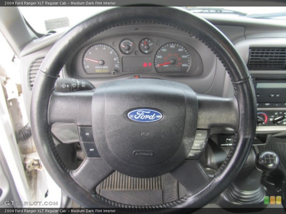 Medium Dark Flint Interior Steering Wheel for the 2004 Ford Ranger XLT Regular Cab #75944647