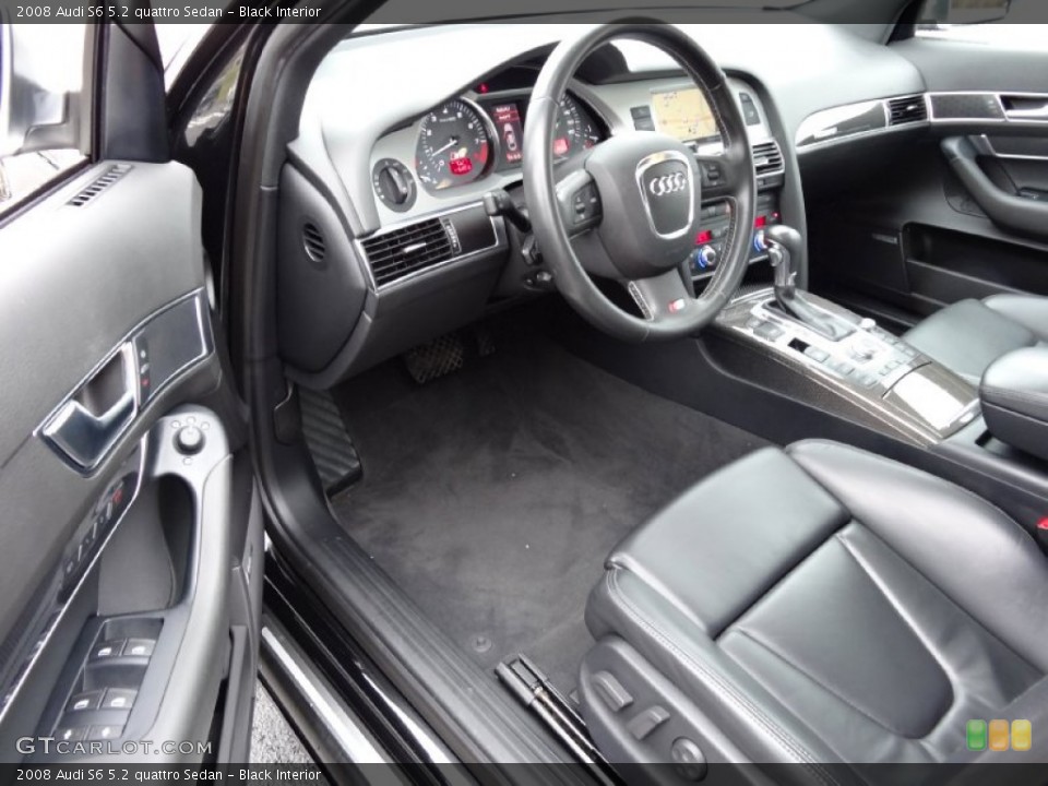 Black 2008 Audi S6 Interiors