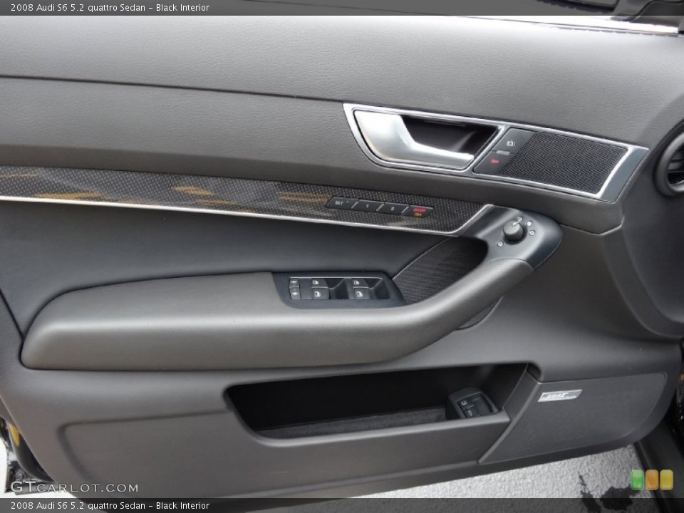 Black Interior Door Panel for the 2008 Audi S6 5.2 quattro Sedan #75944723