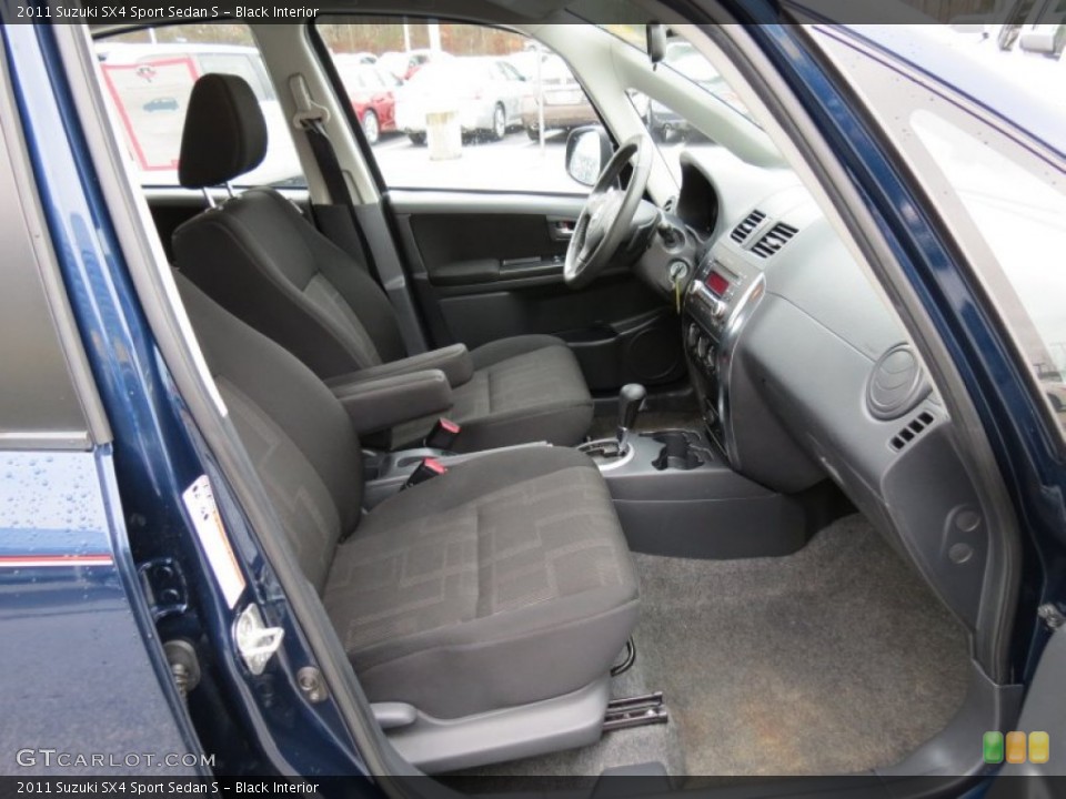 Black Interior Photo for the 2011 Suzuki SX4 Sport Sedan S #75944804