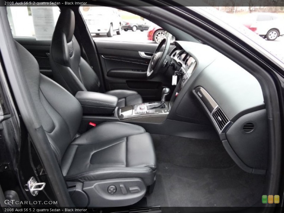 Black Interior Photo for the 2008 Audi S6 5.2 quattro Sedan #75944833