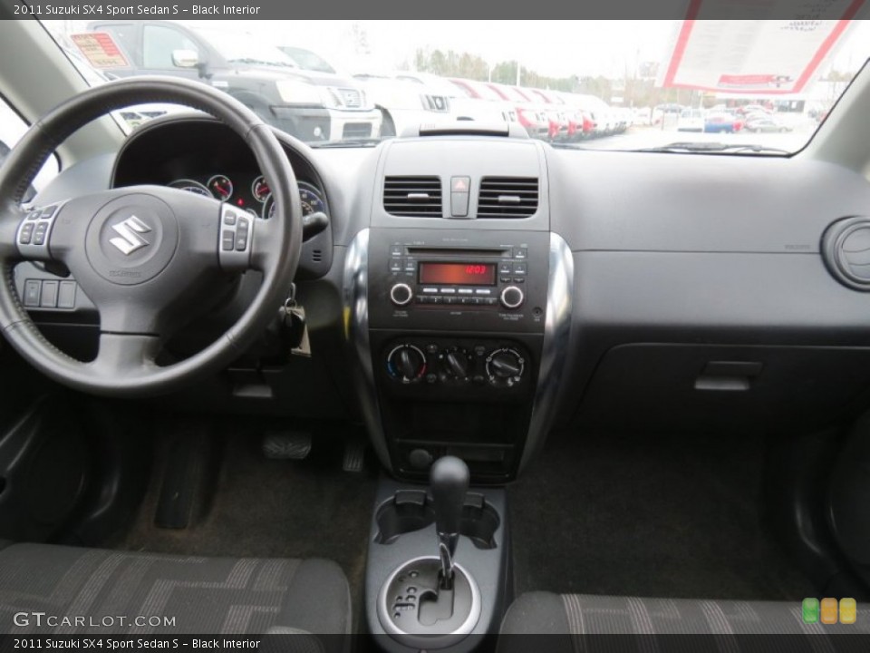 Black Interior Dashboard for the 2011 Suzuki SX4 Sport Sedan S #75944848