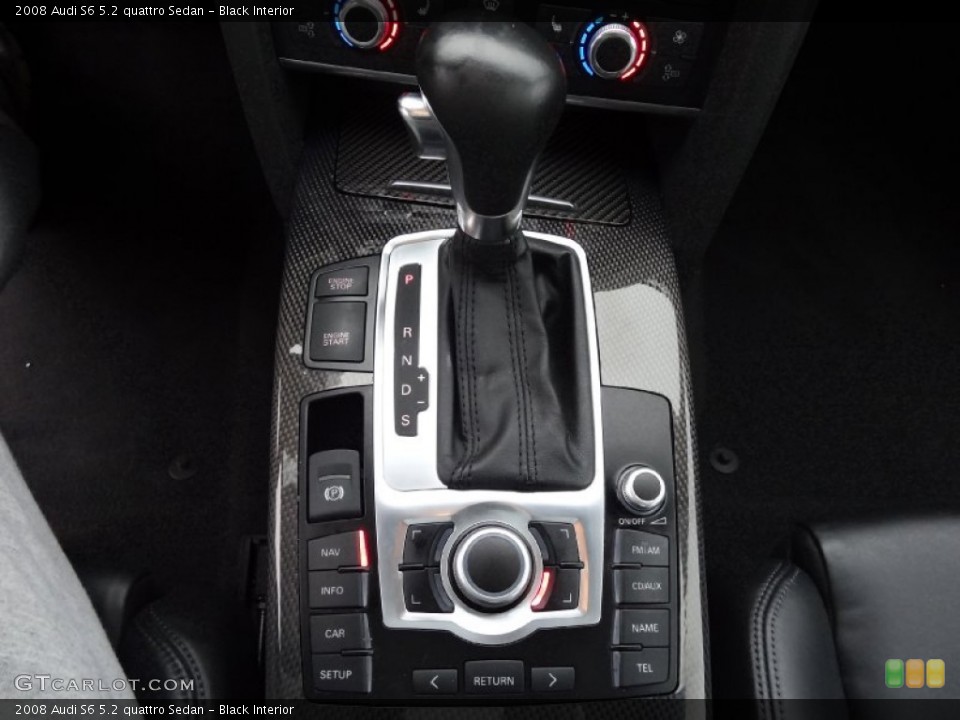 Black Interior Transmission for the 2008 Audi S6 5.2 quattro Sedan #75945079