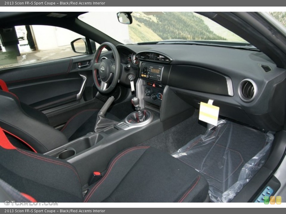 Black/Red Accents Interior Photo for the 2013 Scion FR-S Sport Coupe #75946342