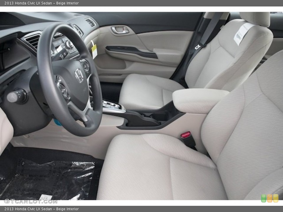 Beige Interior Photo for the 2013 Honda Civic LX Sedan #75947058