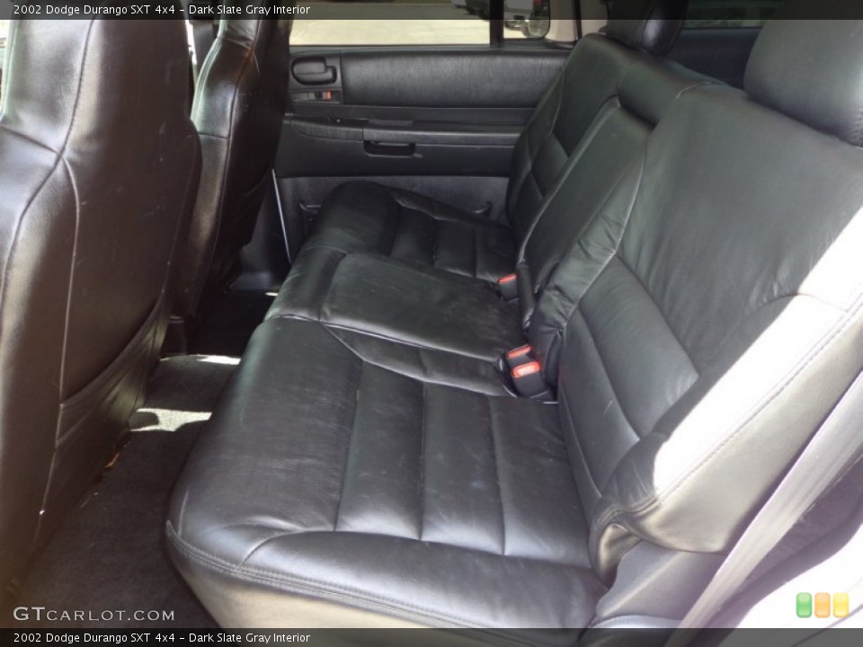 Dark Slate Gray Interior Rear Seat for the 2002 Dodge Durango SXT 4x4 #75950101