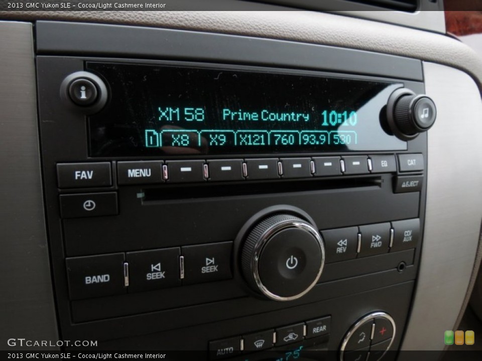 Cocoa/Light Cashmere Interior Audio System for the 2013 GMC Yukon SLE #75951391