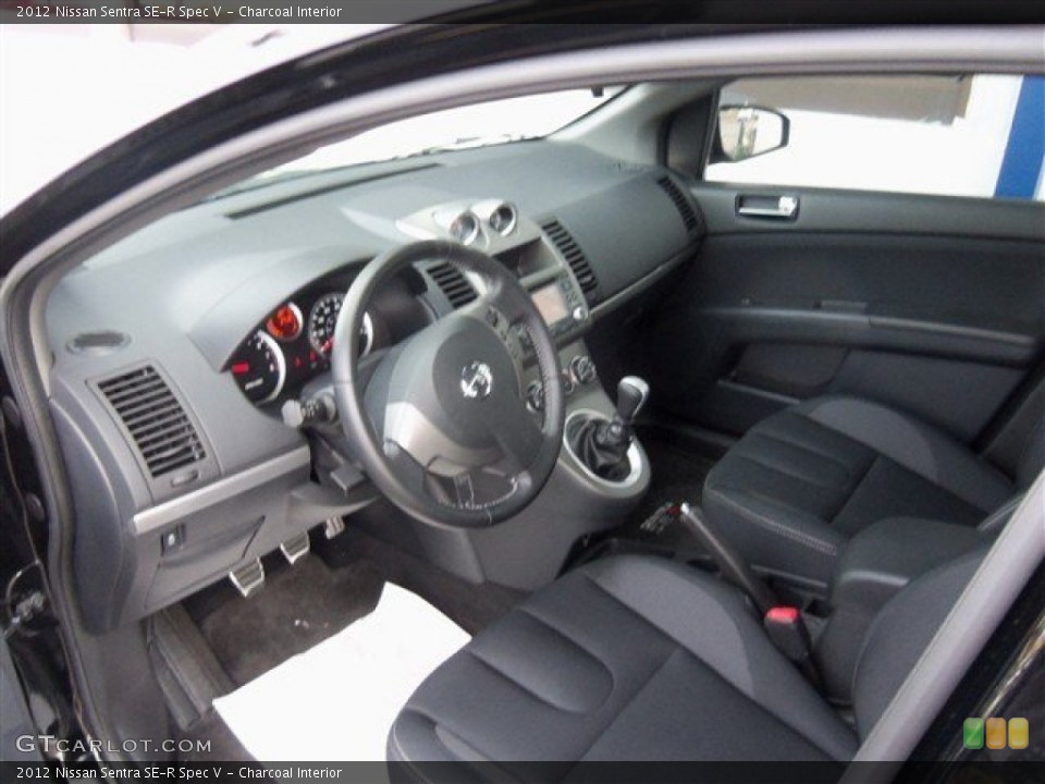 Charcoal Interior Photo for the 2012 Nissan Sentra SE-R Spec V #75952179