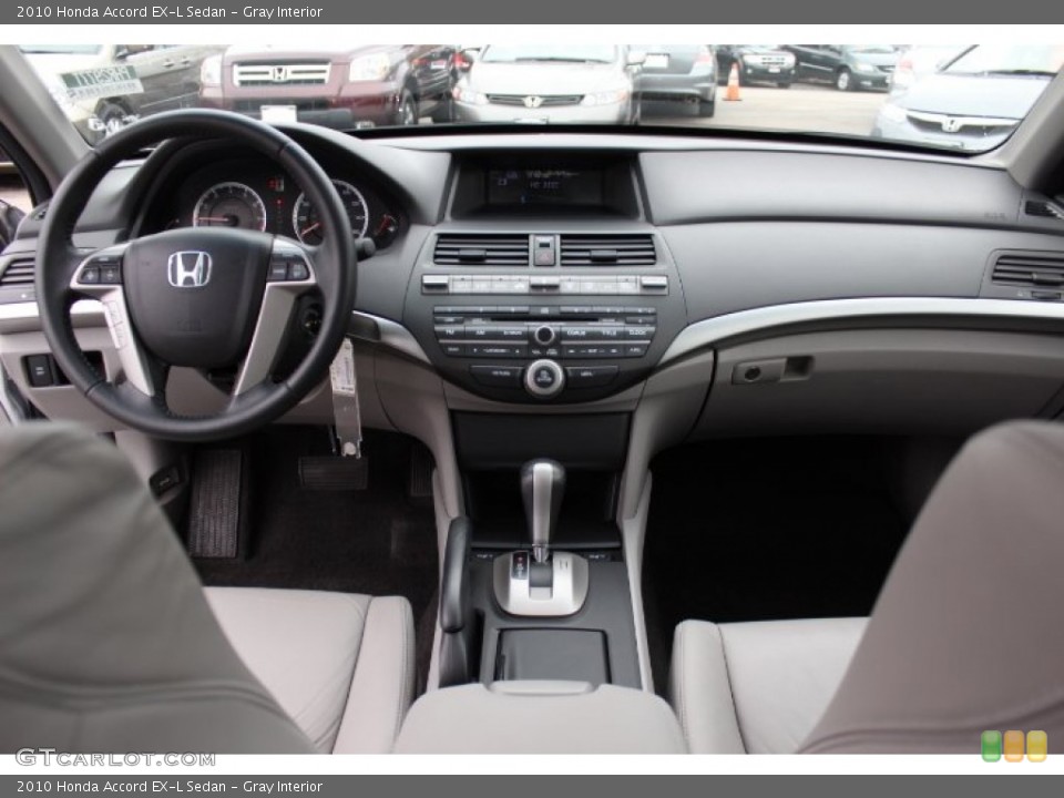 Gray Interior Dashboard for the 2010 Honda Accord EX-L Sedan #75952768