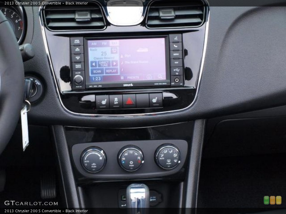 Black Interior Controls for the 2013 Chrysler 200 S Convertible #75952866