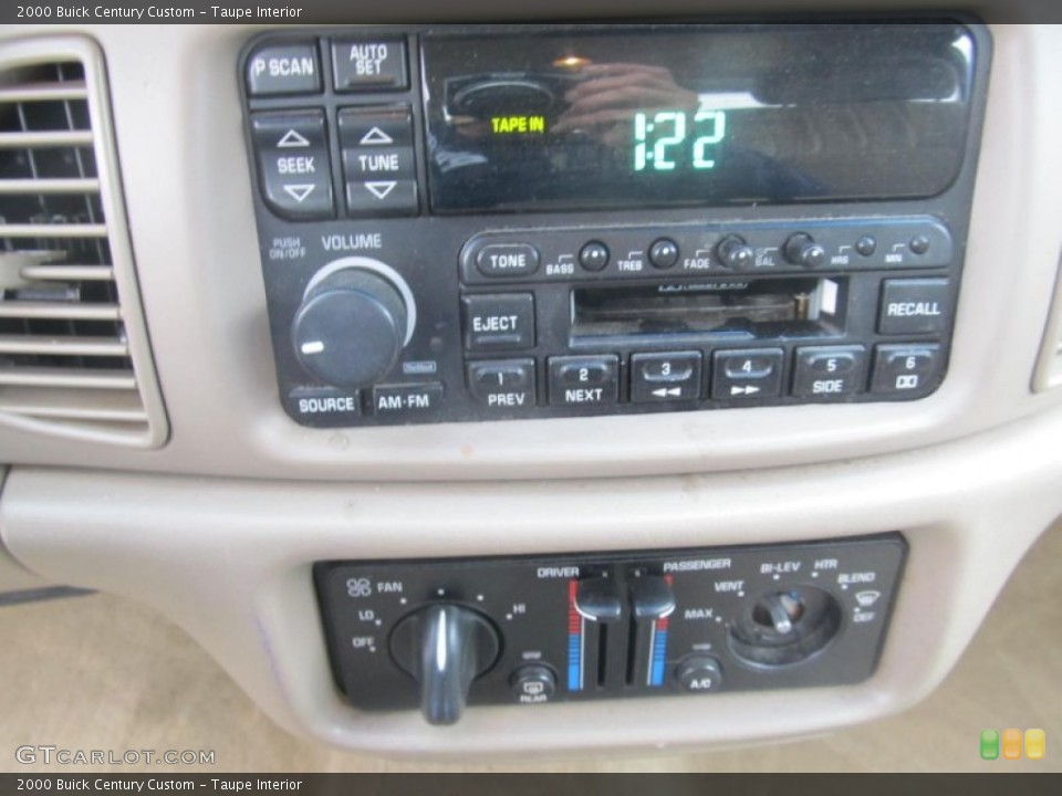 Taupe Interior Controls for the 2000 Buick Century Custom #75953068
