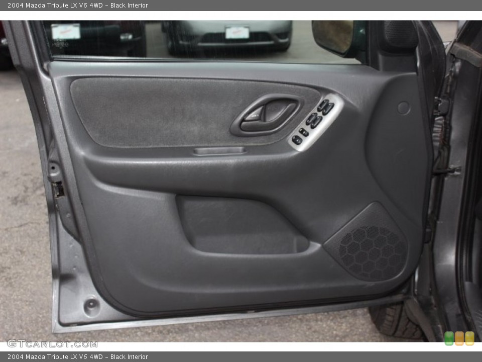 Black Interior Door Panel for the 2004 Mazda Tribute LX V6 4WD #75953161