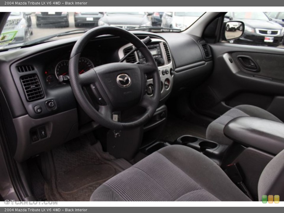 Black Interior Photo for the 2004 Mazda Tribute LX V6 4WD #75953179