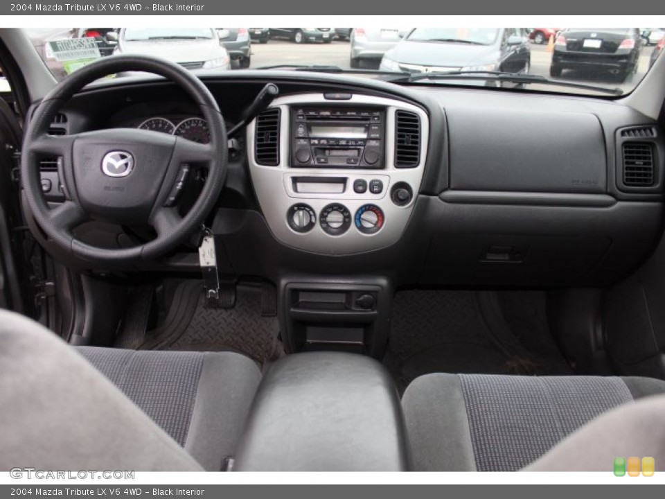 Black Interior Dashboard for the 2004 Mazda Tribute LX V6 4WD #75953209
