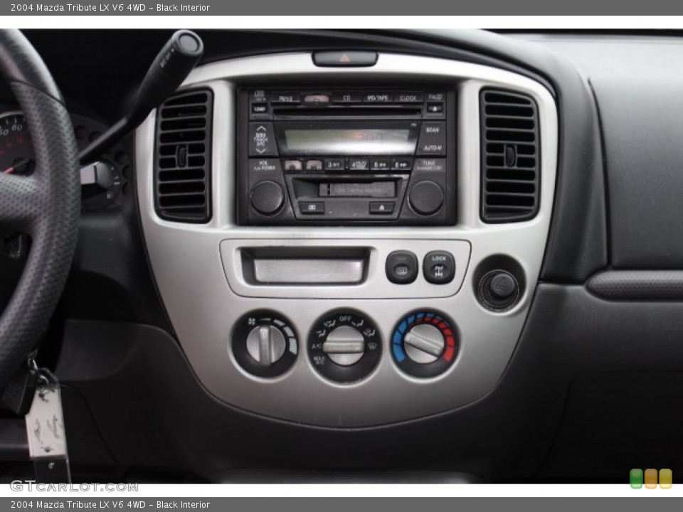 Black Interior Controls for the 2004 Mazda Tribute LX V6 4WD #75953227
