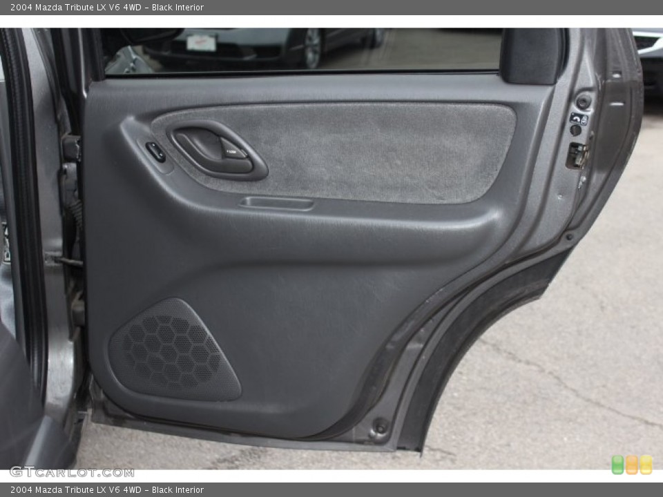 Black Interior Door Panel for the 2004 Mazda Tribute LX V6 4WD #75953293
