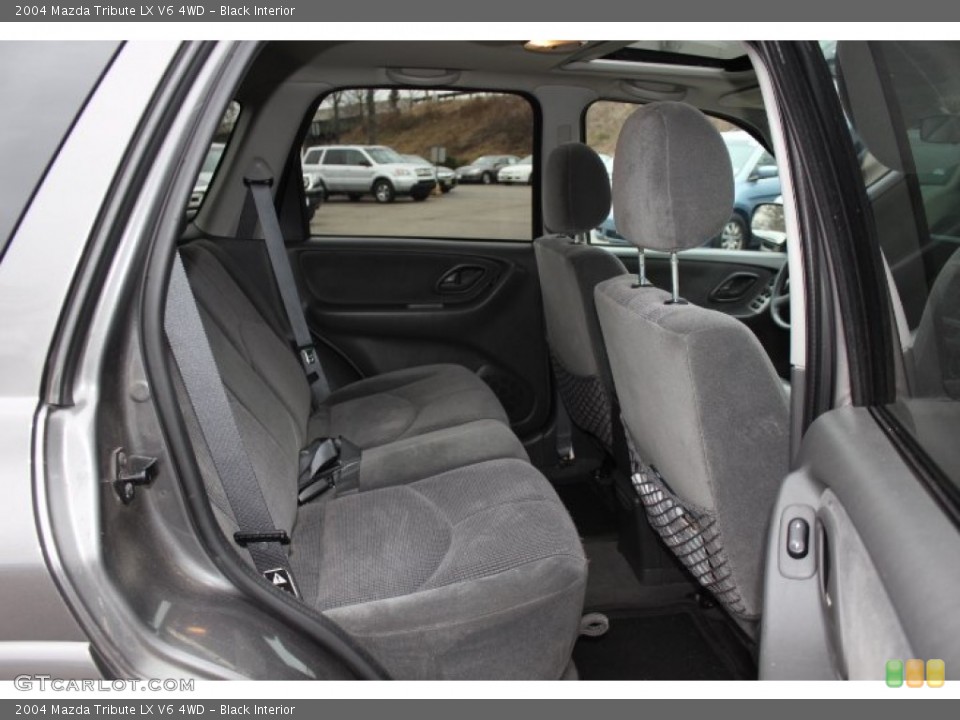 Black Interior Rear Seat for the 2004 Mazda Tribute LX V6 4WD #75953307