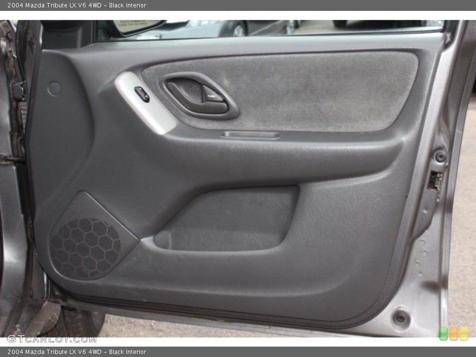 Black Interior Door Panel for the 2004 Mazda Tribute LX V6 4WD #75953320