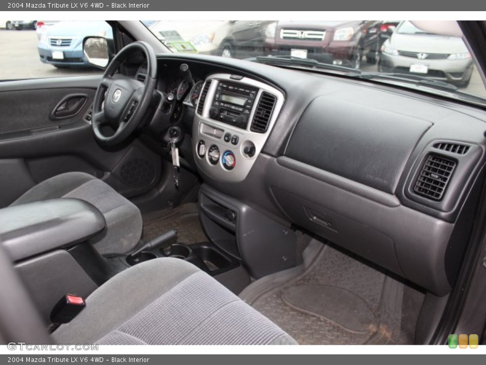 Black Interior Dashboard for the 2004 Mazda Tribute LX V6 4WD #75953341