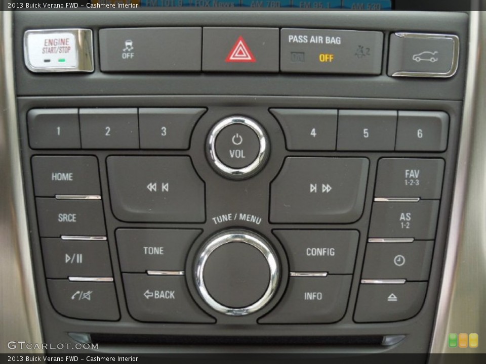 Cashmere Interior Controls for the 2013 Buick Verano FWD #75955498