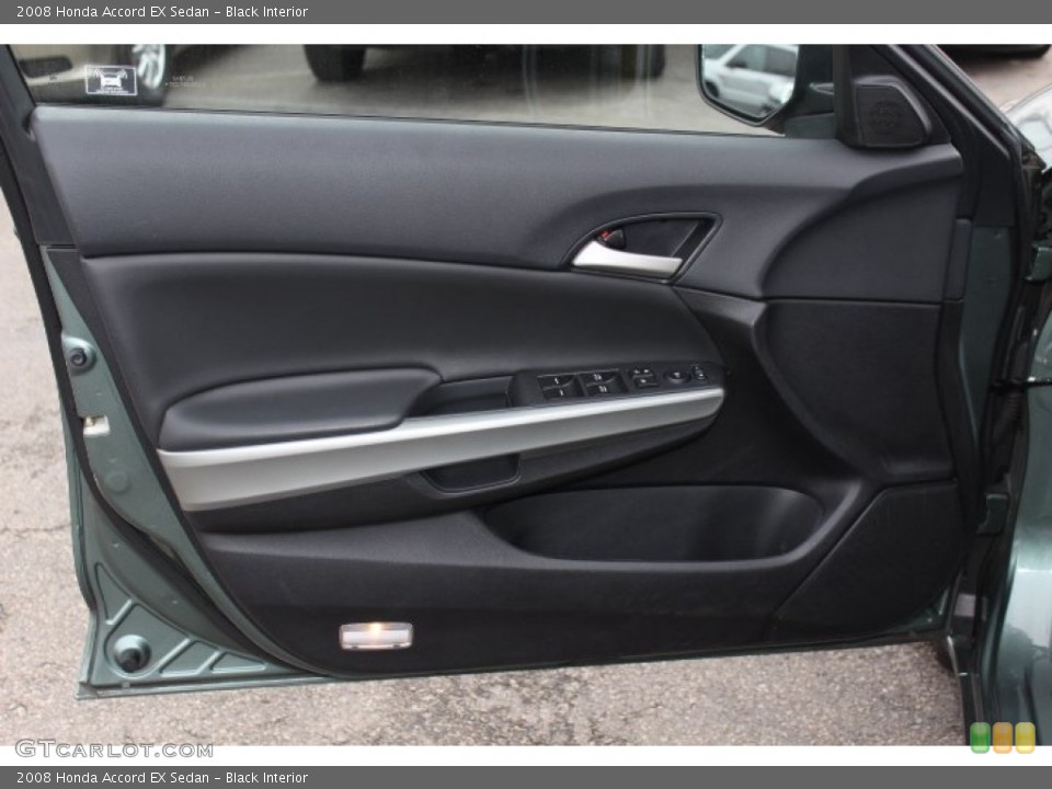 Black Interior Door Panel for the 2008 Honda Accord EX Sedan #75955894