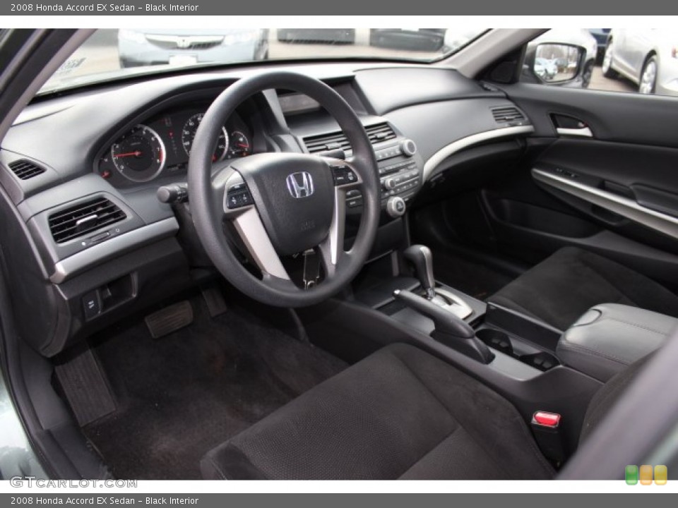 Black Interior Prime Interior for the 2008 Honda Accord EX Sedan #75955916
