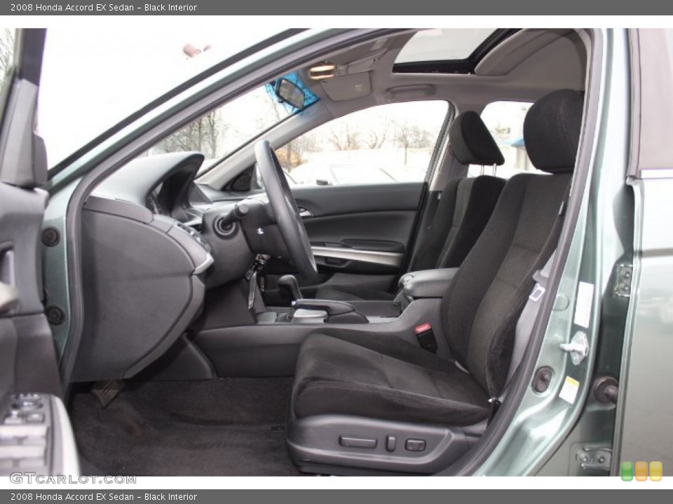 Black Interior Front Seat for the 2008 Honda Accord EX Sedan #75955936