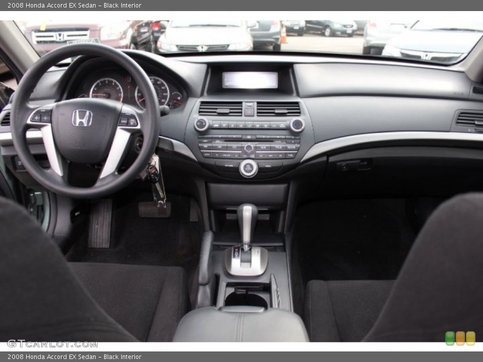Black Interior Dashboard for the 2008 Honda Accord EX Sedan #75955959