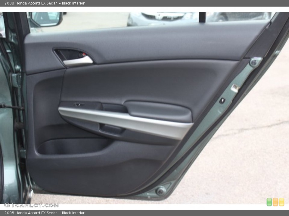 Black Interior Door Panel for the 2008 Honda Accord EX Sedan #75956050