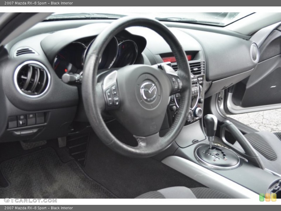Black Interior Dashboard for the 2007 Mazda RX-8 Sport #75956347
