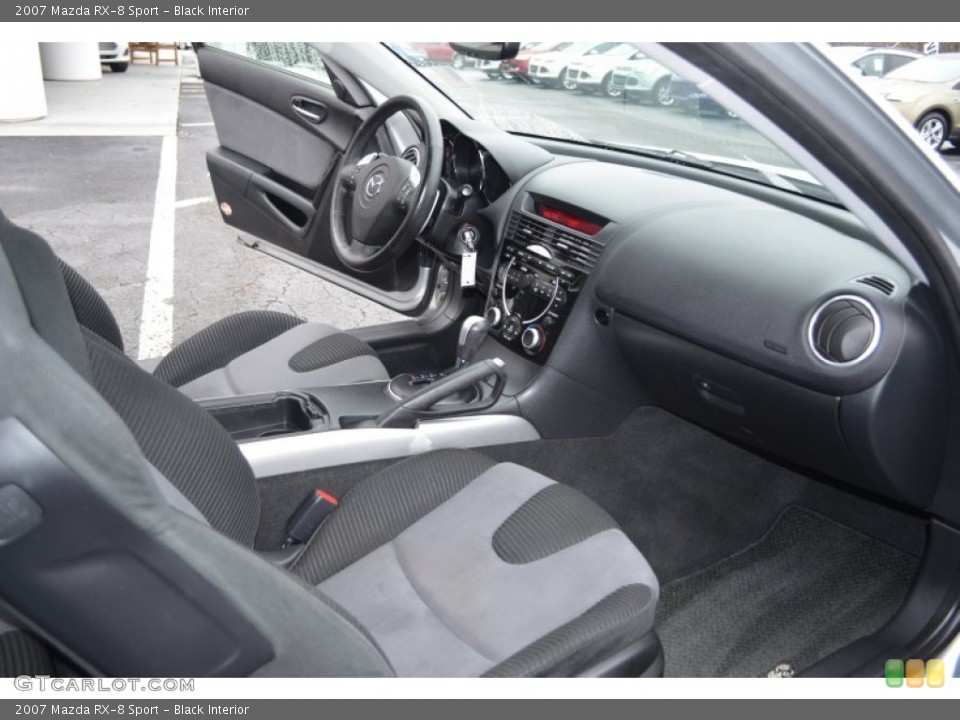 Black Interior Prime Interior for the 2007 Mazda RX-8 Sport #75956418