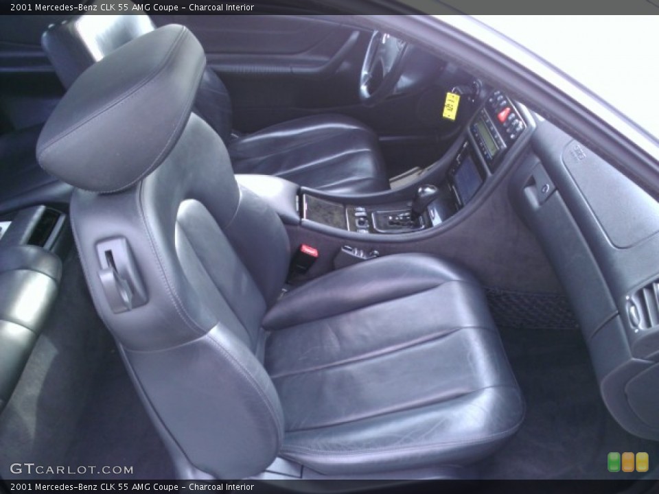 Charcoal Interior Front Seat for the 2001 Mercedes-Benz CLK 55 AMG Coupe #75956487