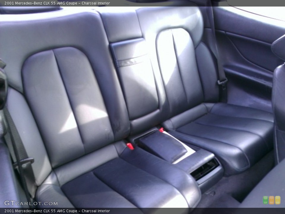 Charcoal Interior Rear Seat for the 2001 Mercedes-Benz CLK 55 AMG Coupe #75956501