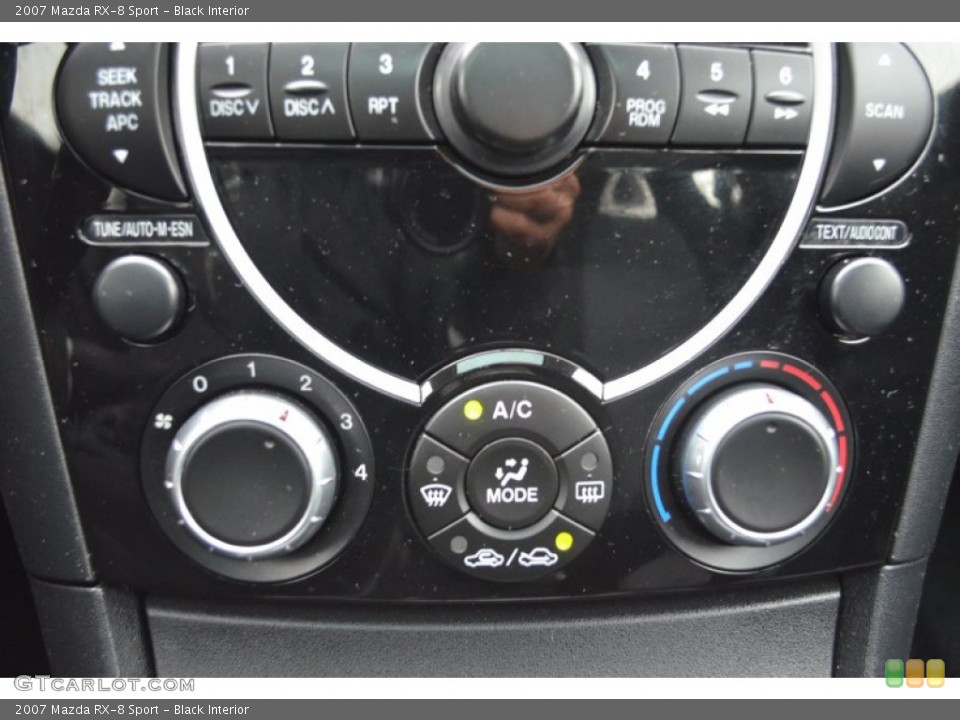 Black Interior Controls for the 2007 Mazda RX-8 Sport #75956597