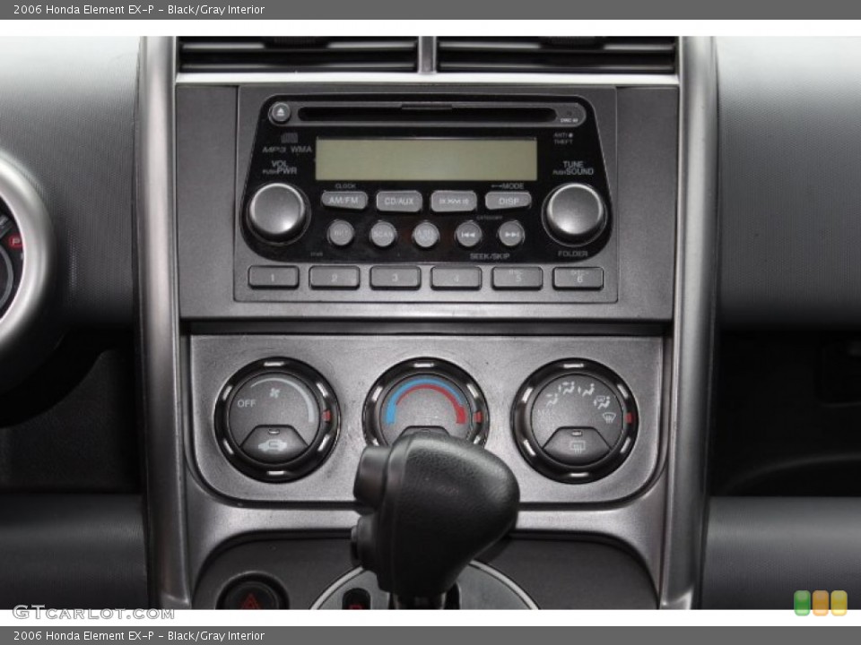 Black/Gray Interior Controls for the 2006 Honda Element EX-P #75956791