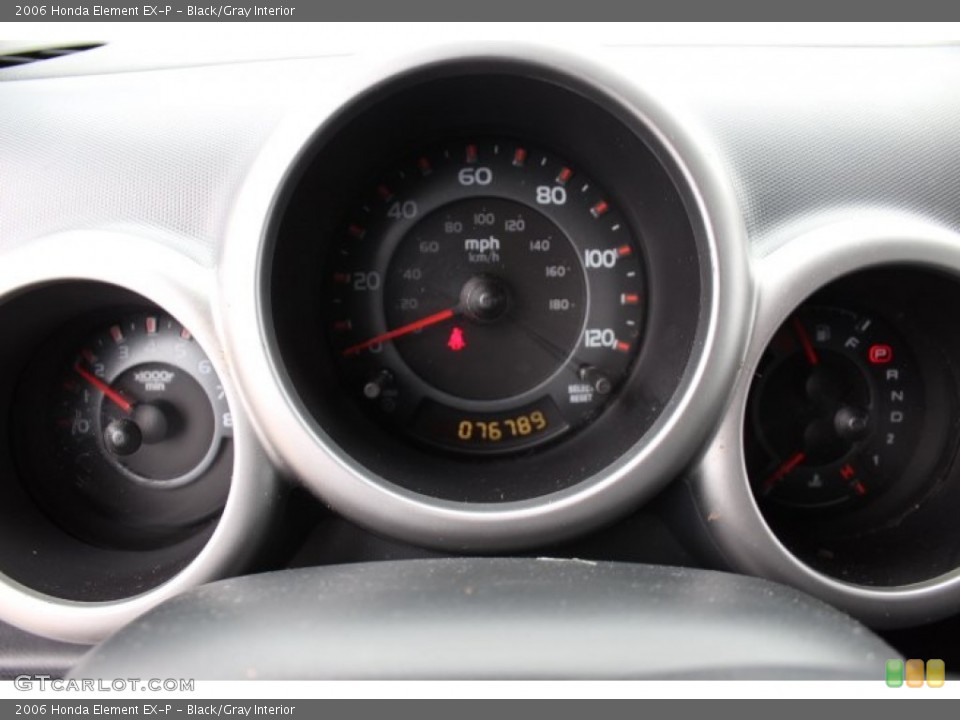 Black/Gray Interior Gauges for the 2006 Honda Element EX-P #75956836